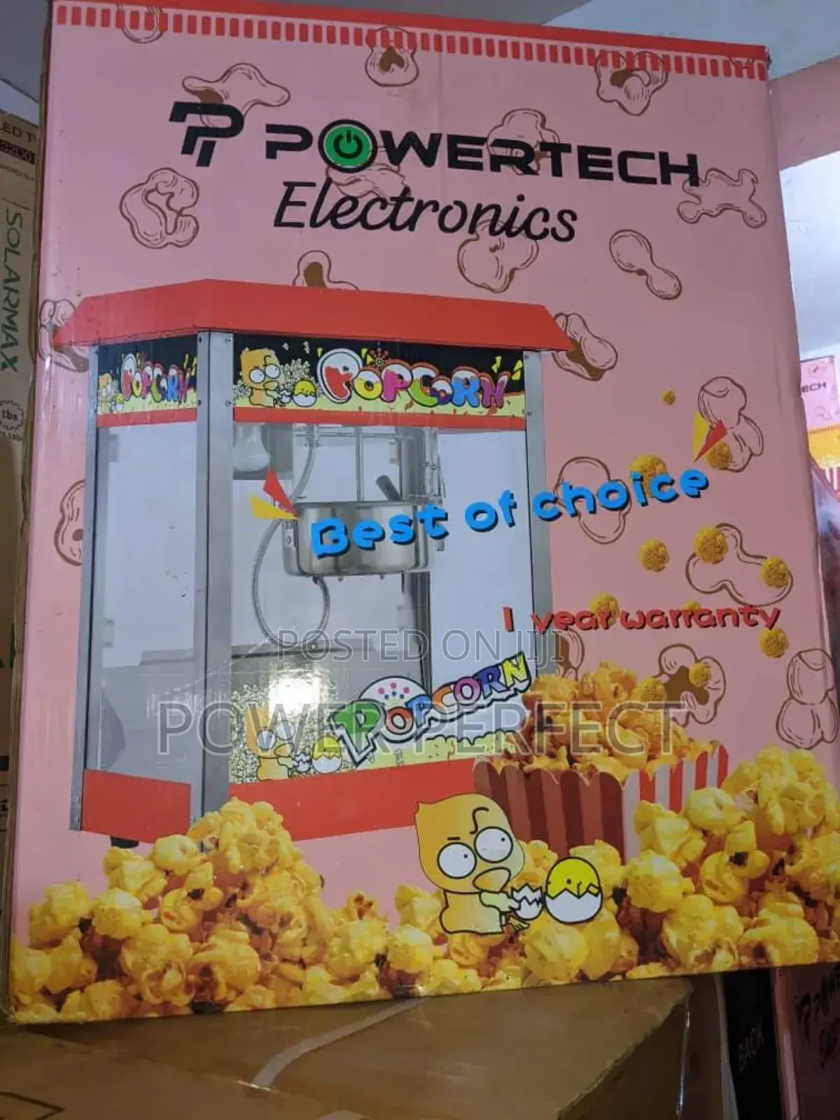 Power Tech Popcorn Electric Machine,