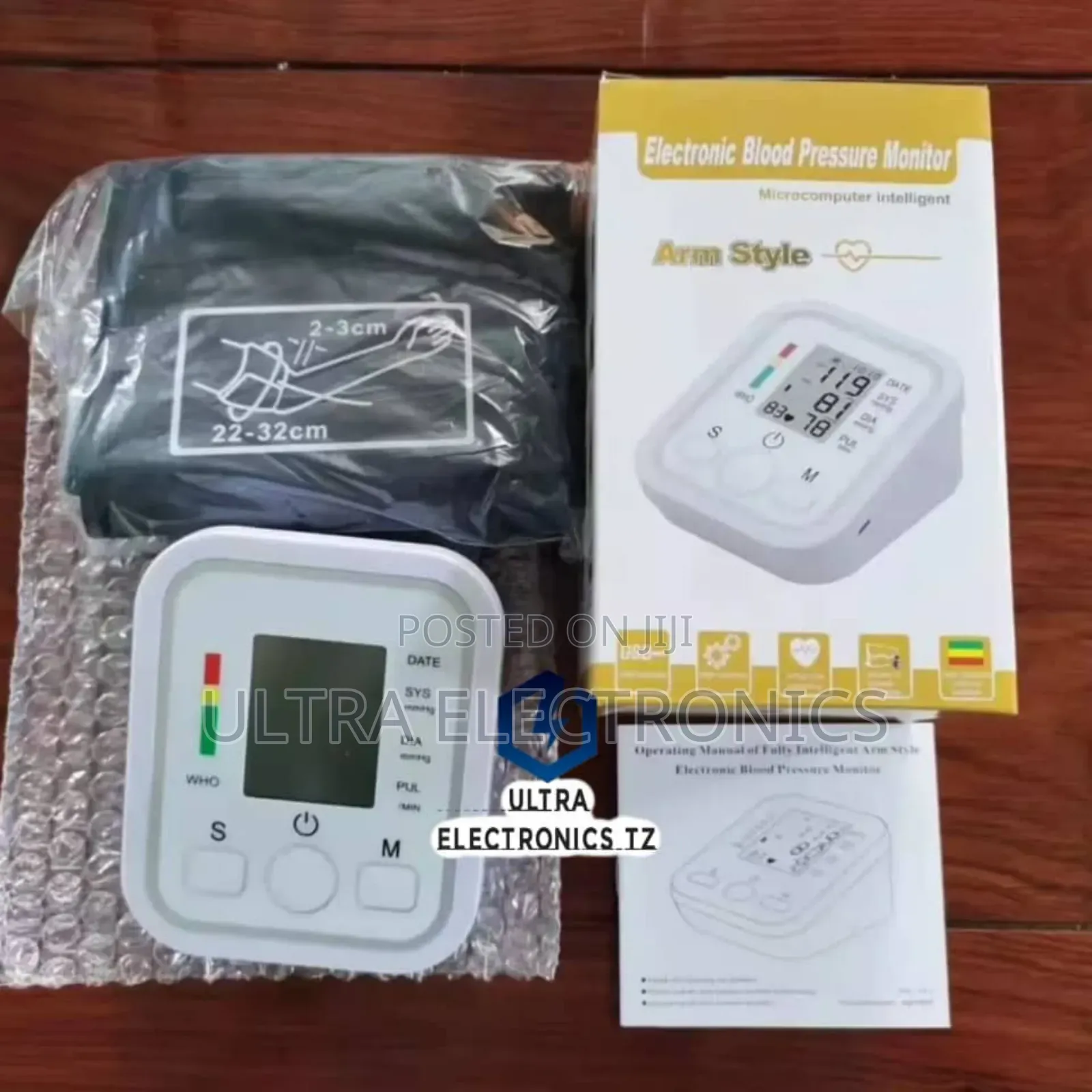 Digital Electric Blood Pressure Bp Monitor Machine Can Use Battery