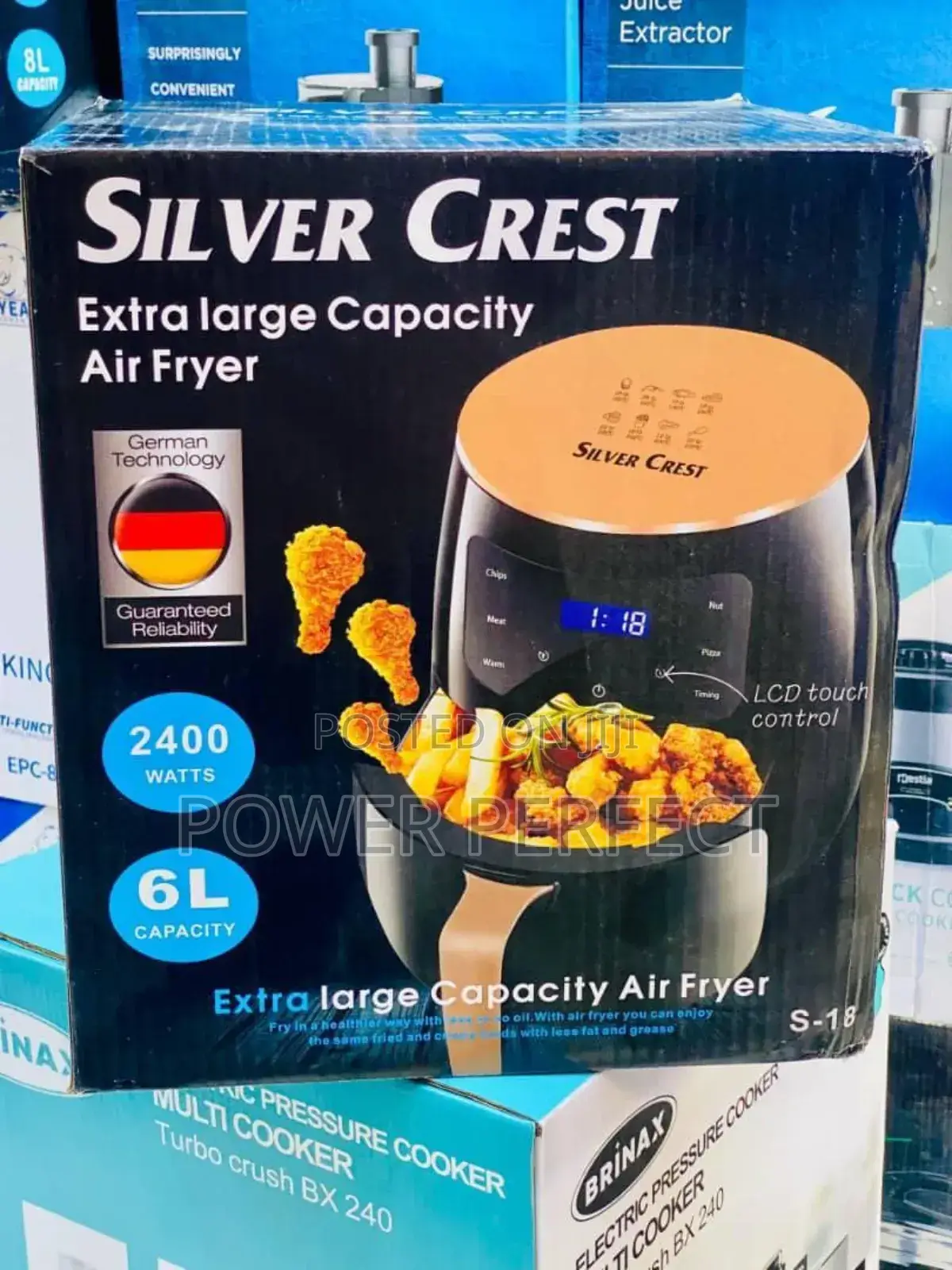 Silver Crest Air Fryer 6l.