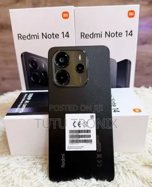 New Xiaomi Redmi Note 14 128 GB Black