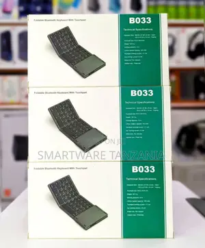 Foldable Bluetooth Keyboard With Touchpad Wireless Portable Compact