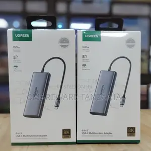 Ugreen 6-in-1 Usb-C Multifunction Adapter 100w Fast Charge Hdmi