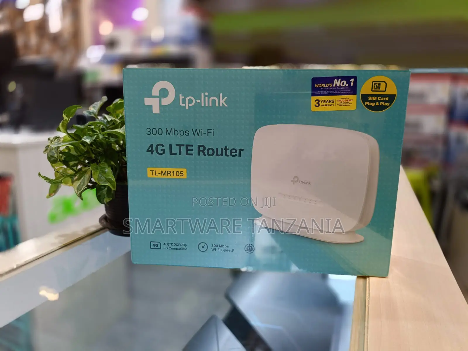 Tp-Link Tl-Mr105 300mbps 4g Lte Wifi Router Sim Card Plug Play
