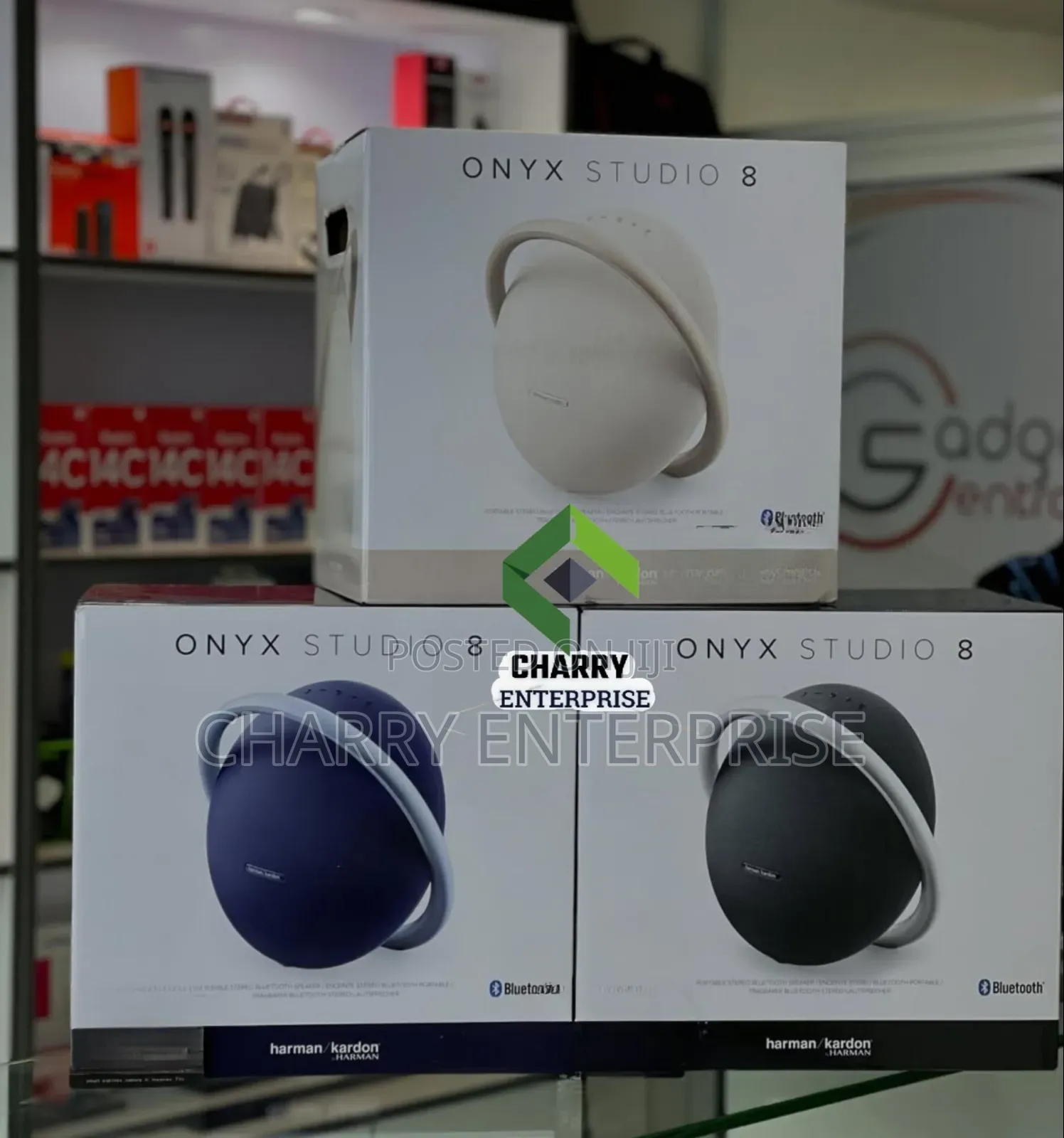 Original Harman Kardon Onyx Studio 8 Portable Bluetooth Speaker
