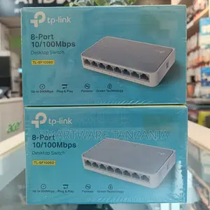 Tp-Link Tl-Sf1008d 8-Port 10/100mbps Desktop Switch Fanless Green