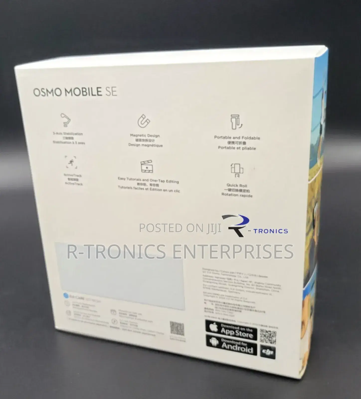 Dji Osmo Mobile Se Smartphone Gimbal, 3-Axis Stabilization