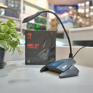 Marvo Mic-01 Usb Powered Desktop Microphone RGB Gaming Streaming