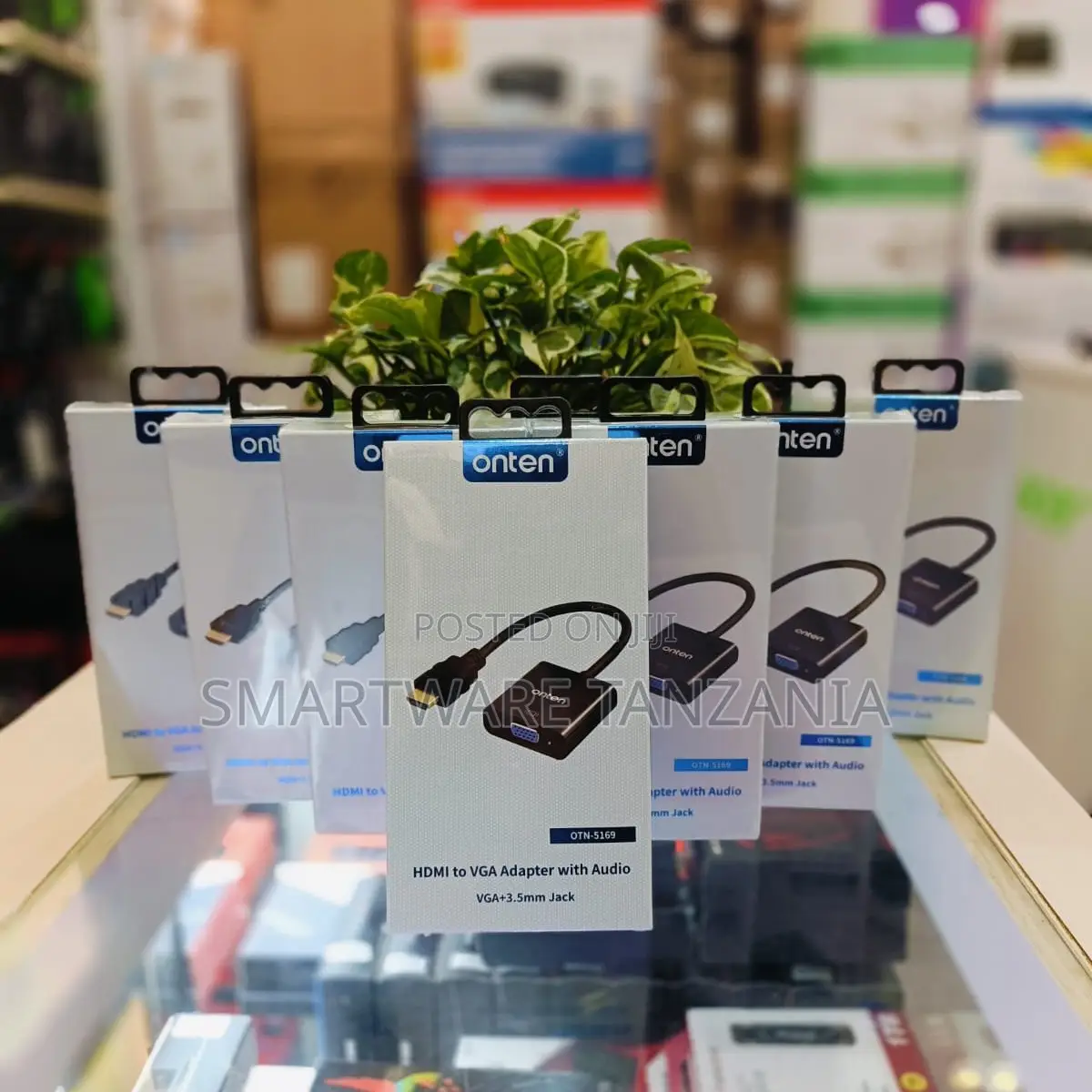 Onten Hdmi to Vga Adapter, Audio 3.5mm Jack Converter 1080p Output
