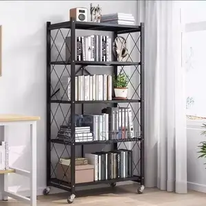 Folding Kitchen Stand Organiser Multi-Layer Storage Shelves