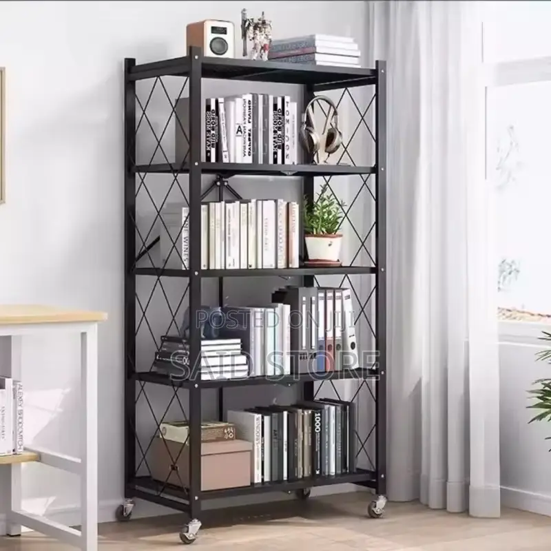 Folding Kitchen Stand Organiser Multi-Layer Storage Shelves