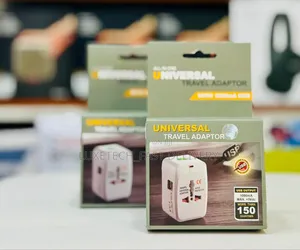 Universal Travel Adaptor With Dual Usb Charging Ports