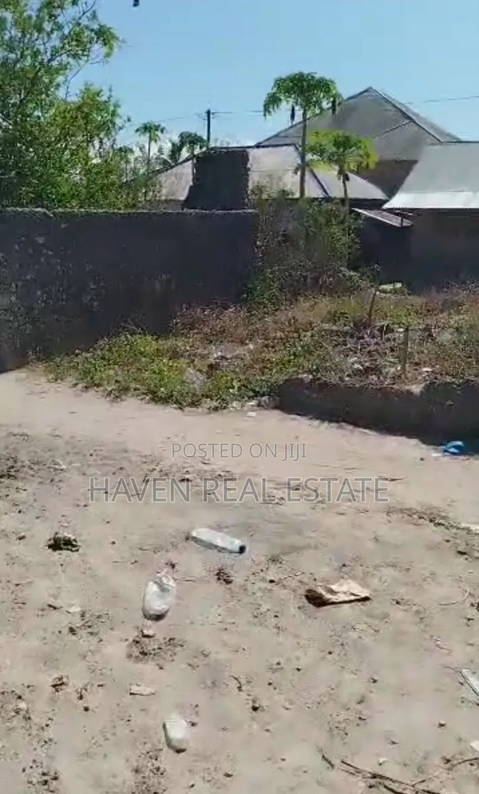 Second Line Beach Plot for Sale at Zanzibar
