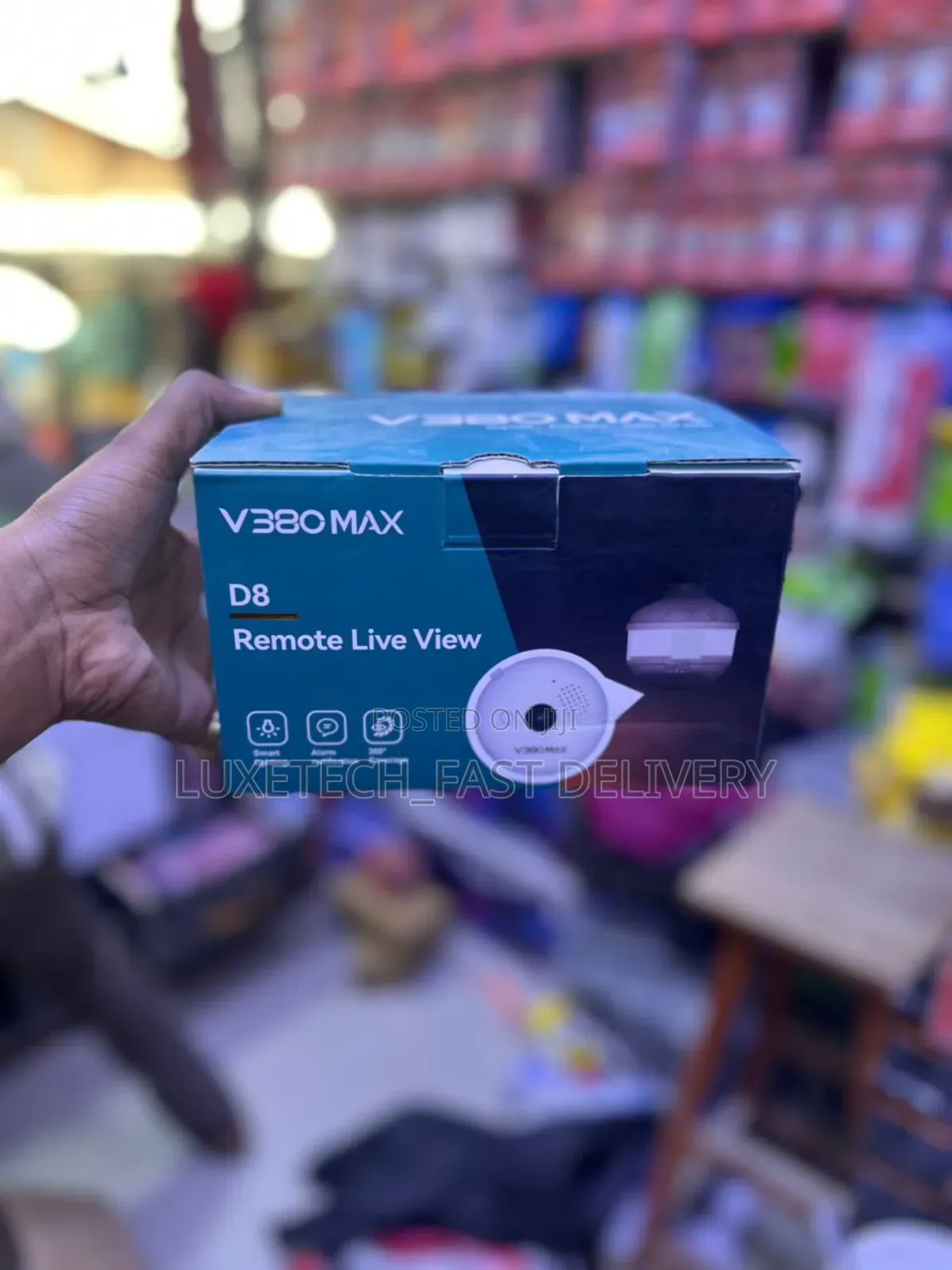 V380 Max D8 Security Camera - Wifi and Sim Card Support