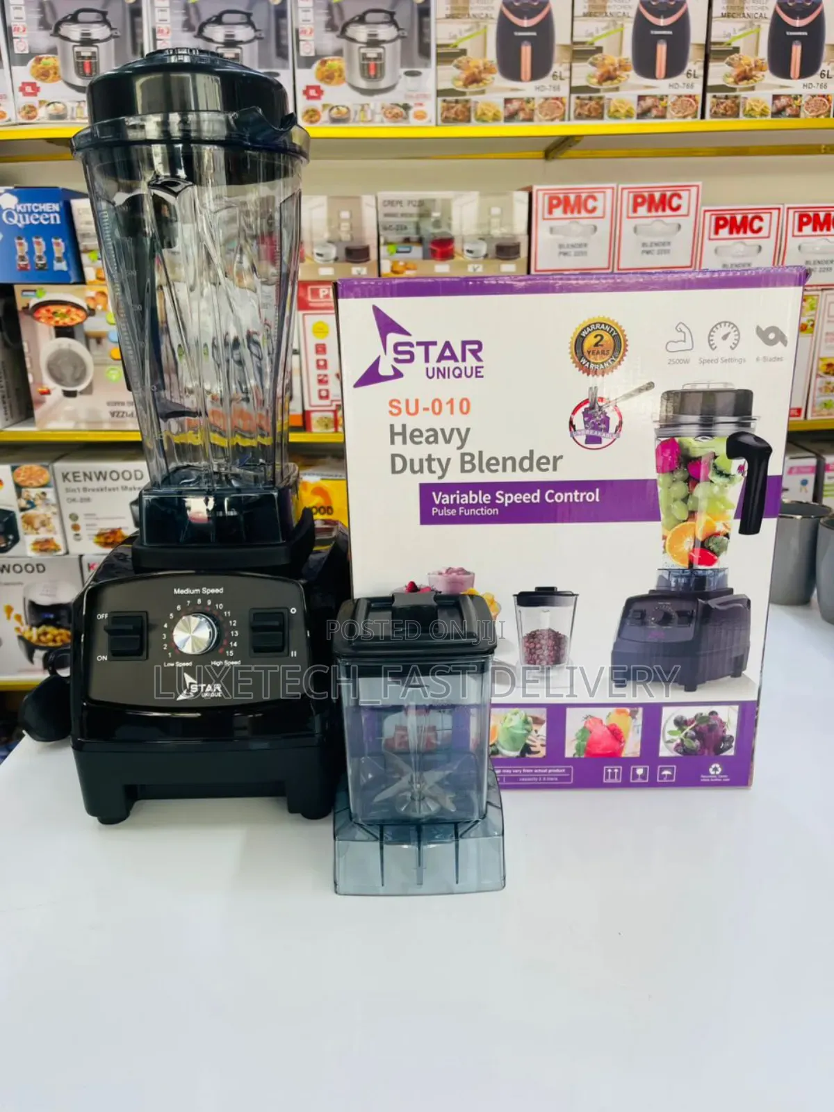 Star Unique 2-in-1 Heavy Duty Blender 2 Litres