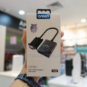 Onten Vga to HDTV Adapter With Audio Support 1080p Otn-5138s Cable