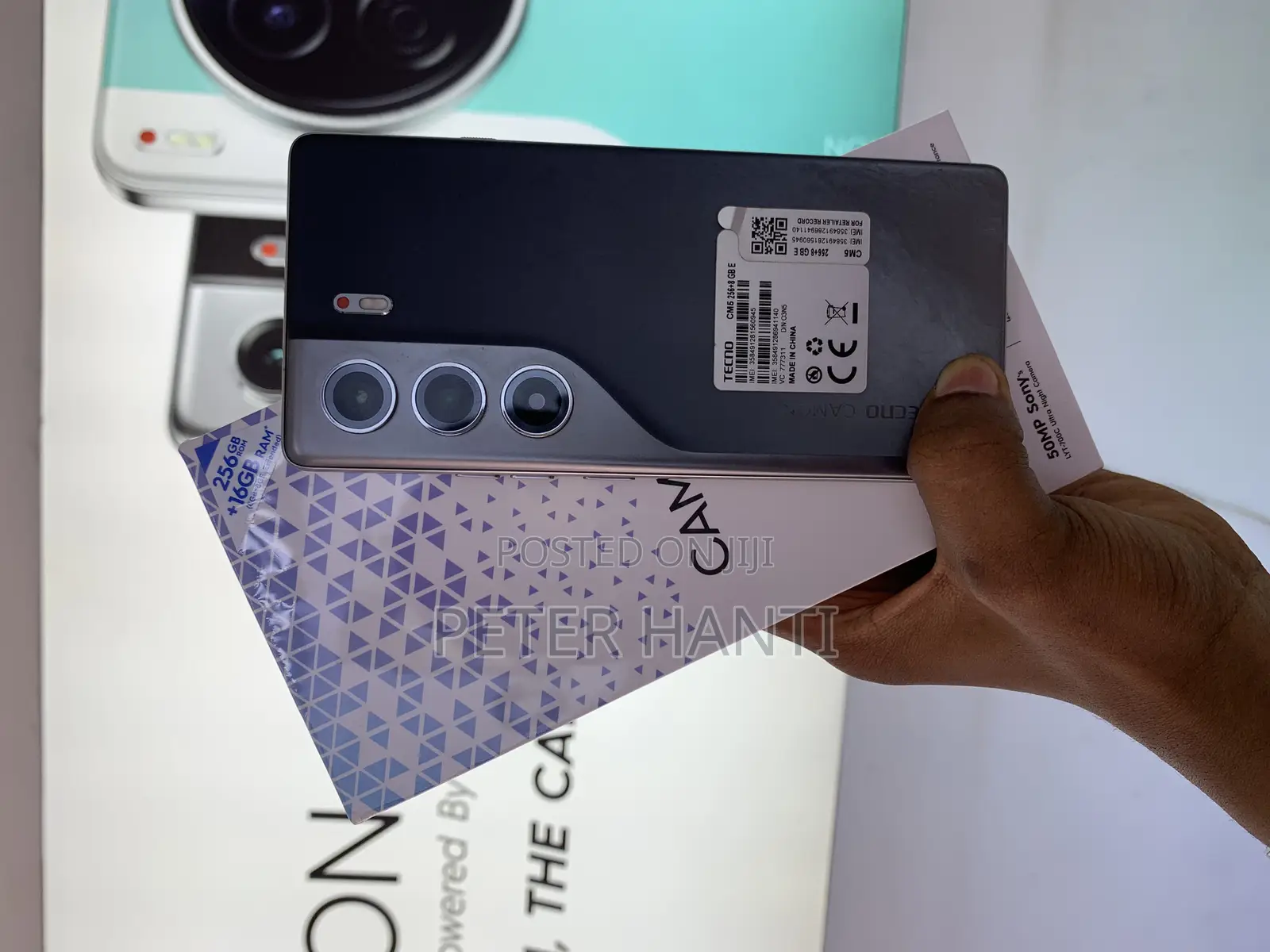 New Tecno Camon 40 256 GB Black