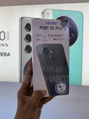 New Tecno Pop 10 Pro 128 GB Silver