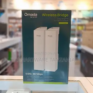 Tp-Link Omada 5ghz Wireless Bridge Kit 867mbps Long-Range PTP
