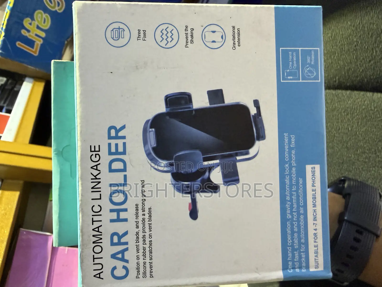 Automatic Linkage Car Holder