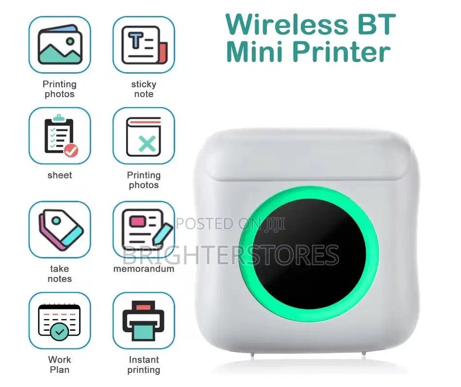 Wireless Bt Min Printer , Bt Instant Printing and Portable