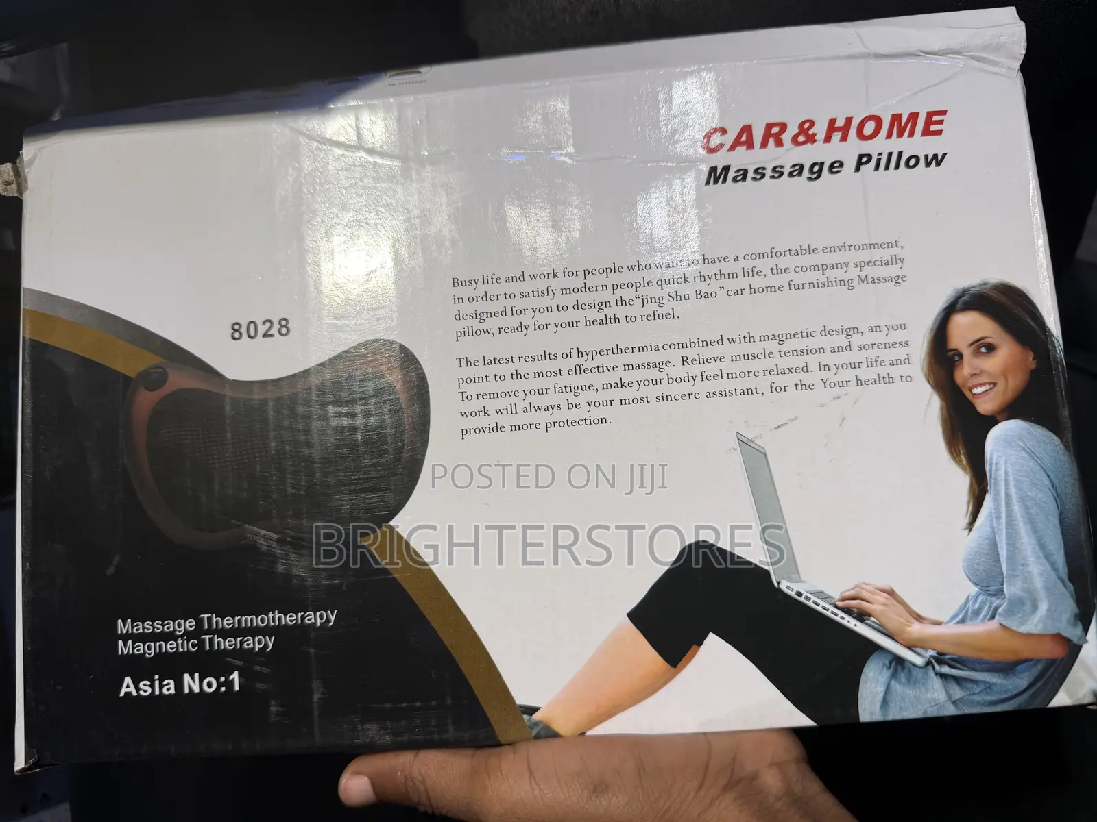 Massage Thermo Therapy Magnetic Therapy, Car N Home Massage Pillow