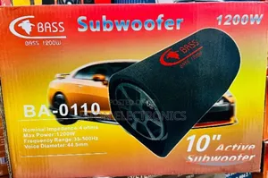 Active Base Subwoofer for Car 1200watts