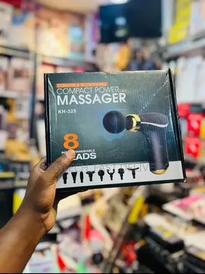 Rechargeable 8-in-1 Power Massager - Mini Massage Gun or Fascial Gun