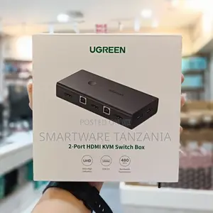 Ugreen 2-Port Hdmi KVM Switch Box Uhd Usb 2.0 Desktop Switcher