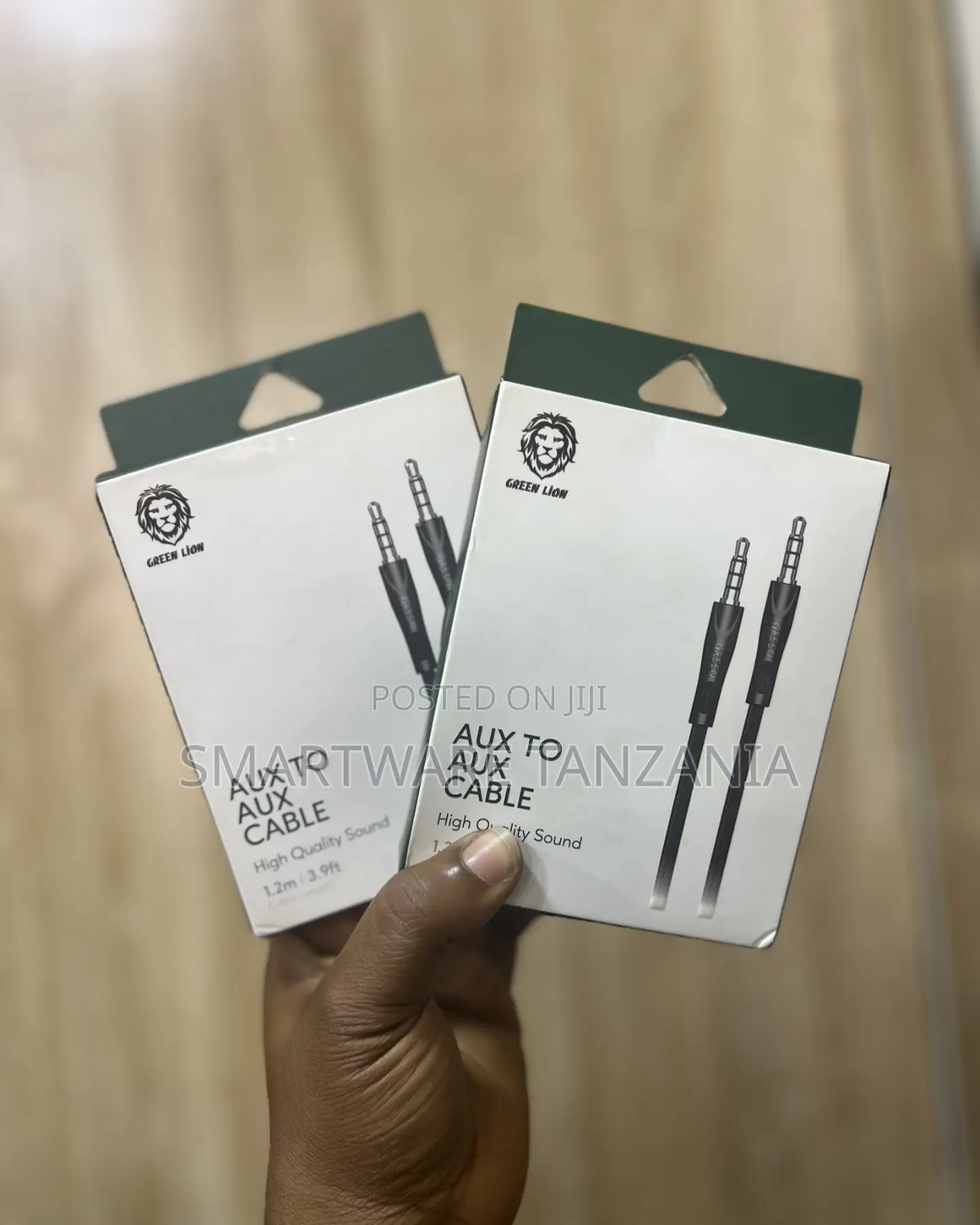 Green Lion 3.5mm Aux to Aux Audio Cable 1.2m Premium Cord