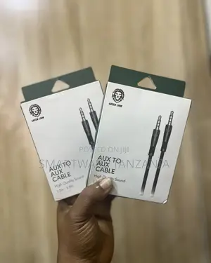 Green Lion 3.5mm Aux to Aux Audio Cable 1.2m Premium Cord