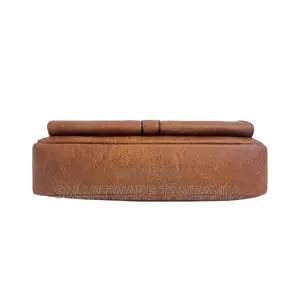 Jeep Elegant Brown Leather Laptop Bag With Spacious Compartments