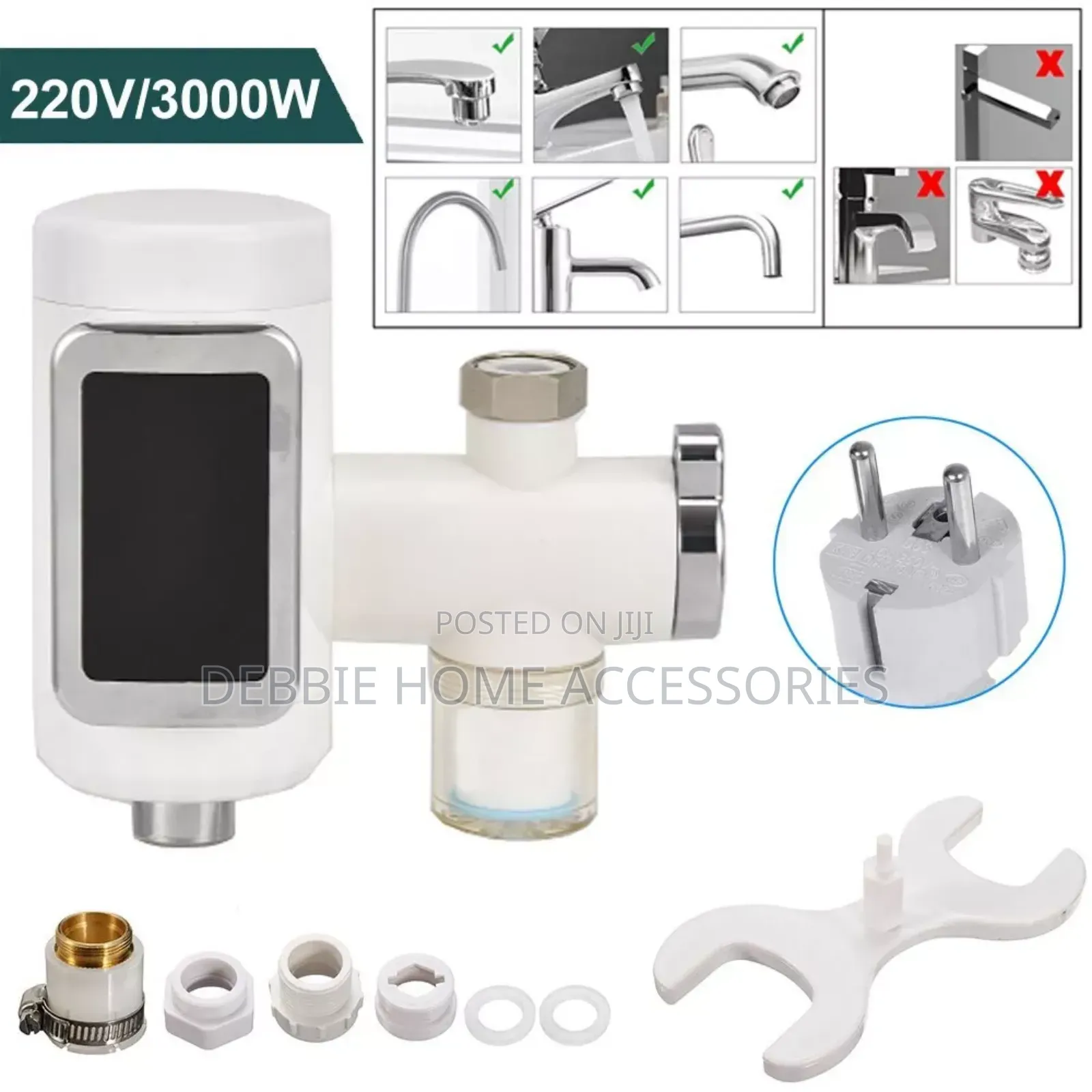 Electric Hot Water Heater Faucet Kitchen Instant Heating Tap