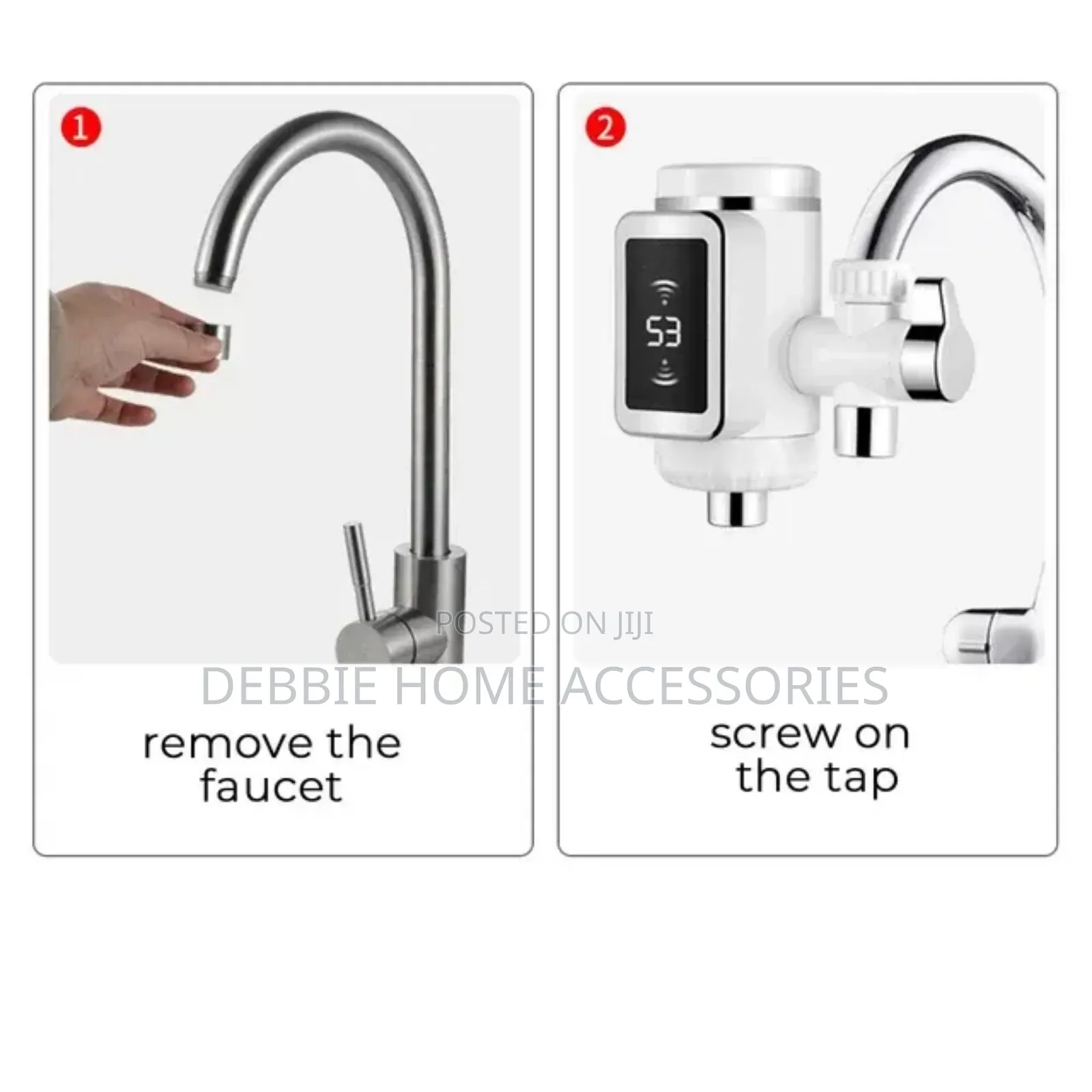 Electric Hot Water Heater Faucet Kitchen Instant Heating Tap