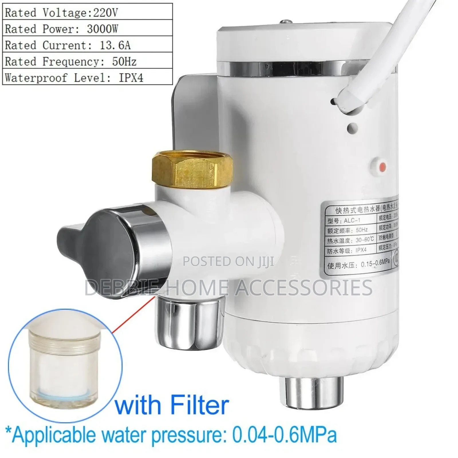 Electric Hot Water Heater Faucet Kitchen Instant Heating Tap