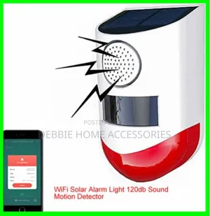 Solar Alarm Light (With Motion Detector and Flash Light)
