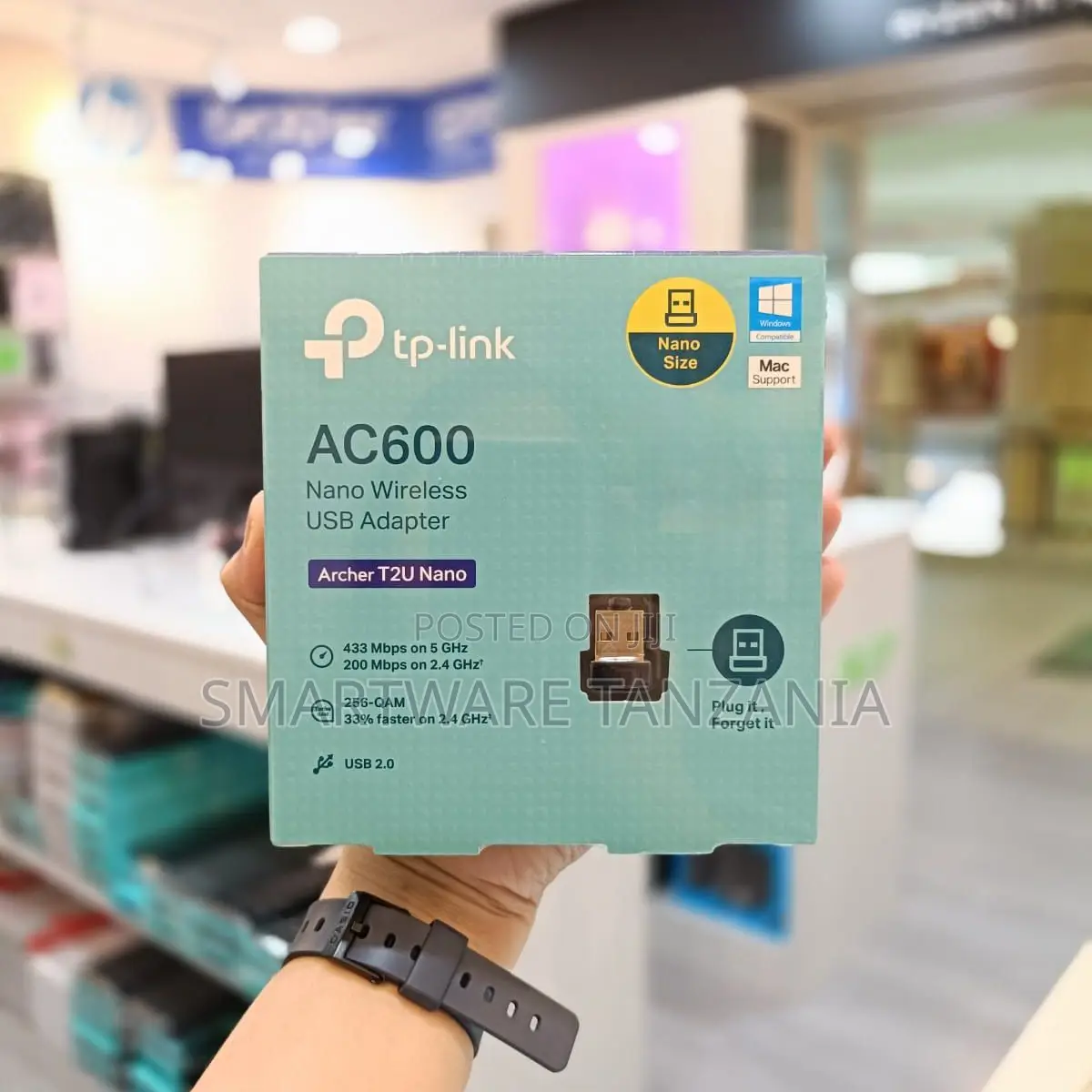 Tp-Link Archer T2u Nano Ac600 Dual Band Wireless Usb Wifi Adapter