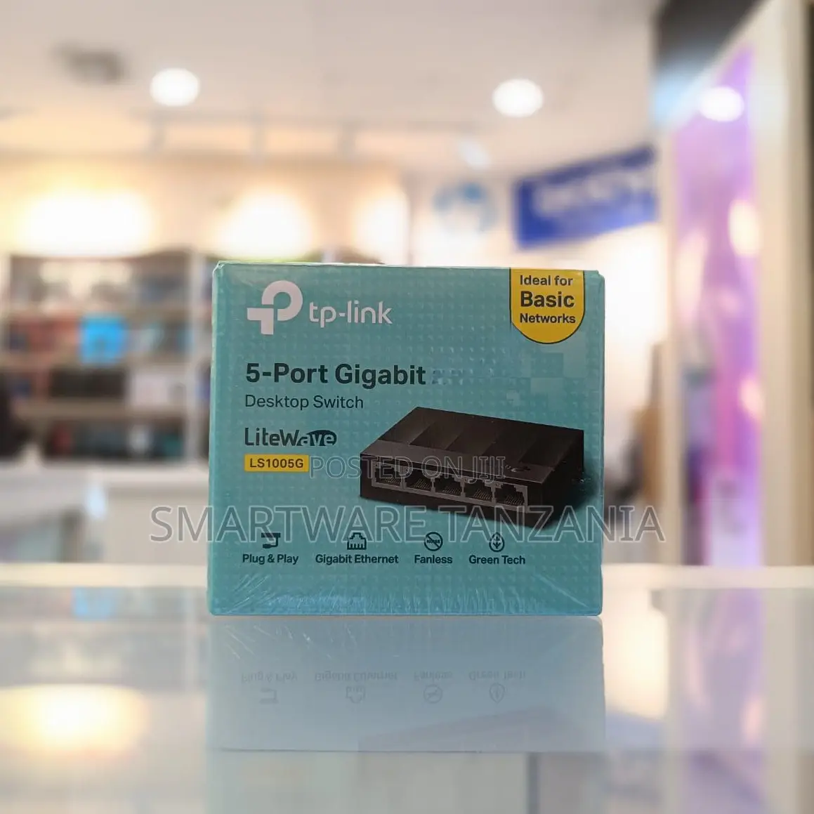 Tp-Link Ls1005g 5-Port Gigabit Desktop Switch Plug and Play