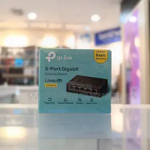 Tp-Link Ls1005g 5-Port Gigabit Desktop Switch Plug and Play