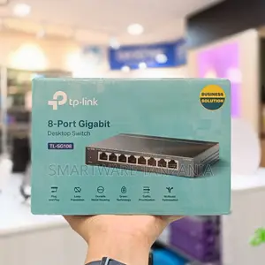 Tp-Link Tl-Sg108 8-Port Gigabit Desktop Switch Metal Case Business
