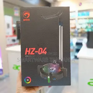 Marvo Hz-04 RGB Gaming Headset Stand With Usb Hub Dual Hanger