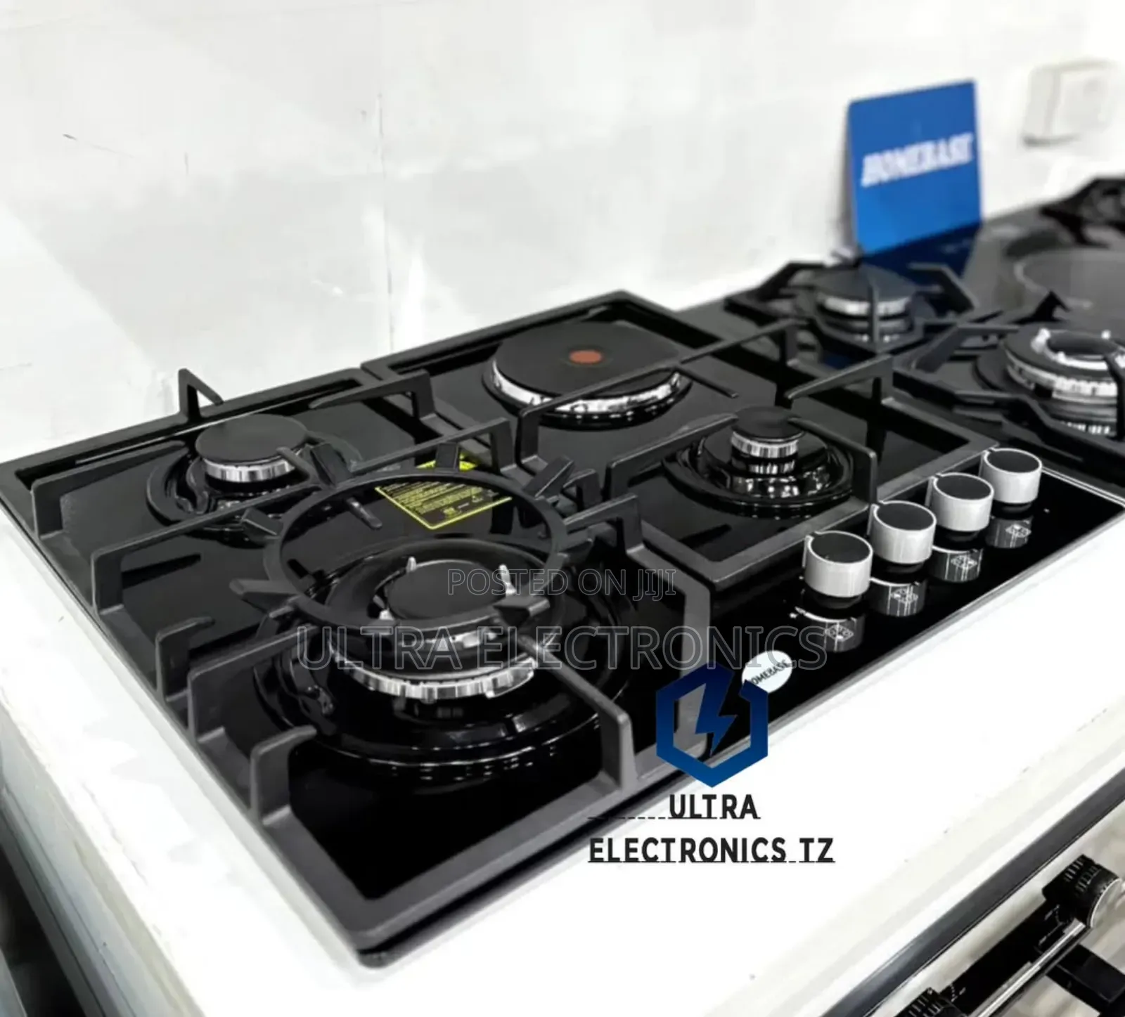 Homebase Table Cooker With Heavy Tempered Glass Heavy Iron Support