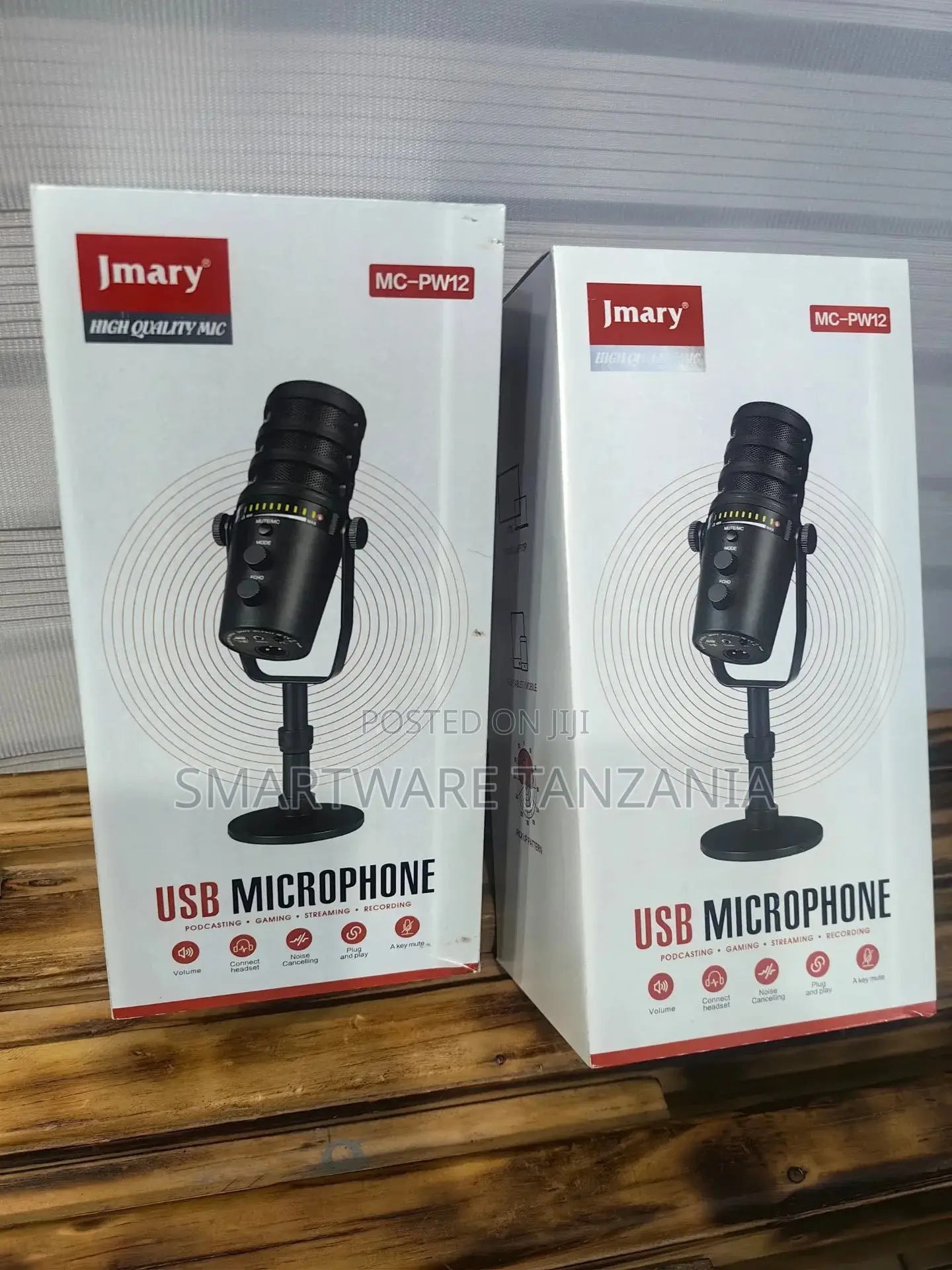 Jmary Mc-Pw12 Usb Microphone Podcast Gaming Streaming Recording Mic