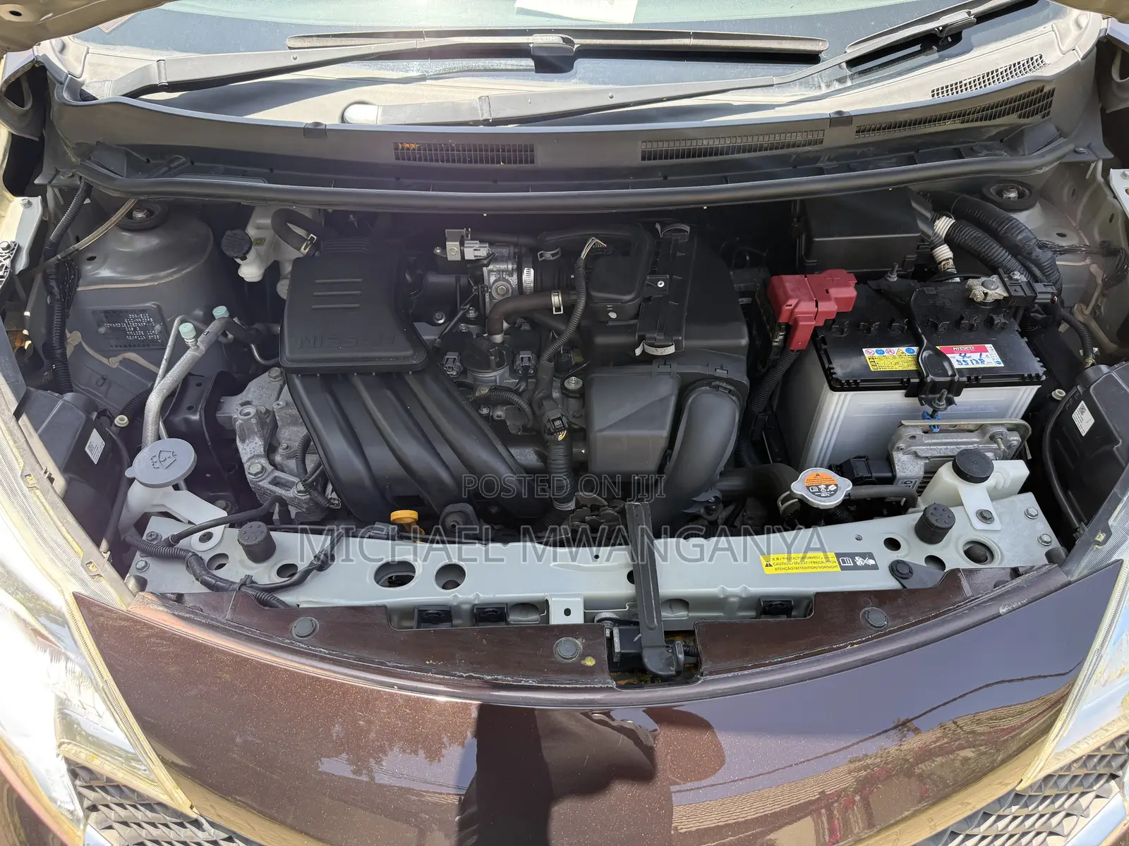 Nissan Note 2015 Maroon
