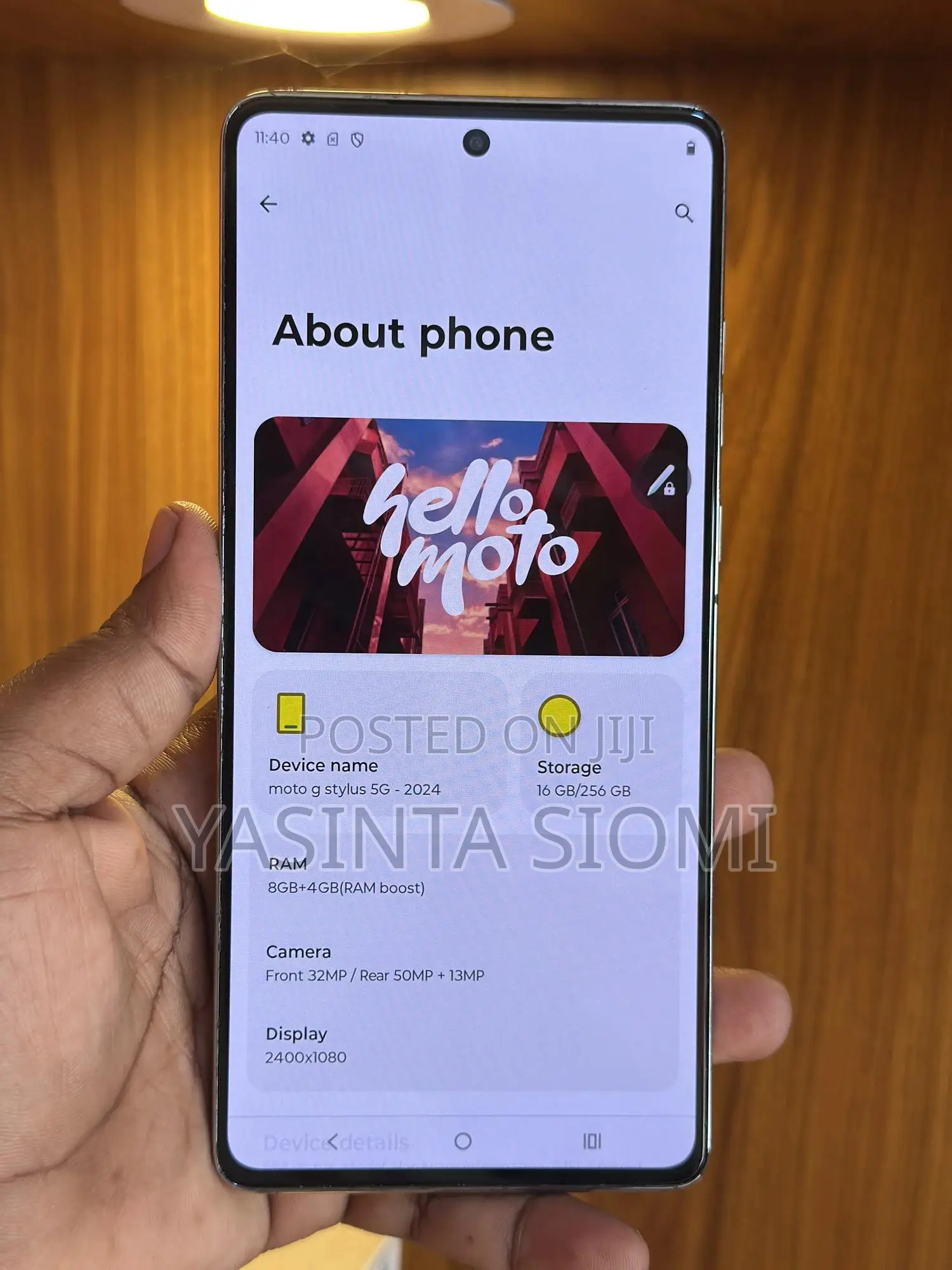 Motorola Moto G Stylus 5G (2024) 256 GB Silver