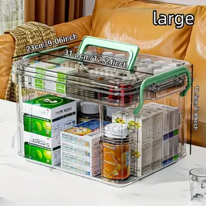Double-Layer Medicine Storage Box.