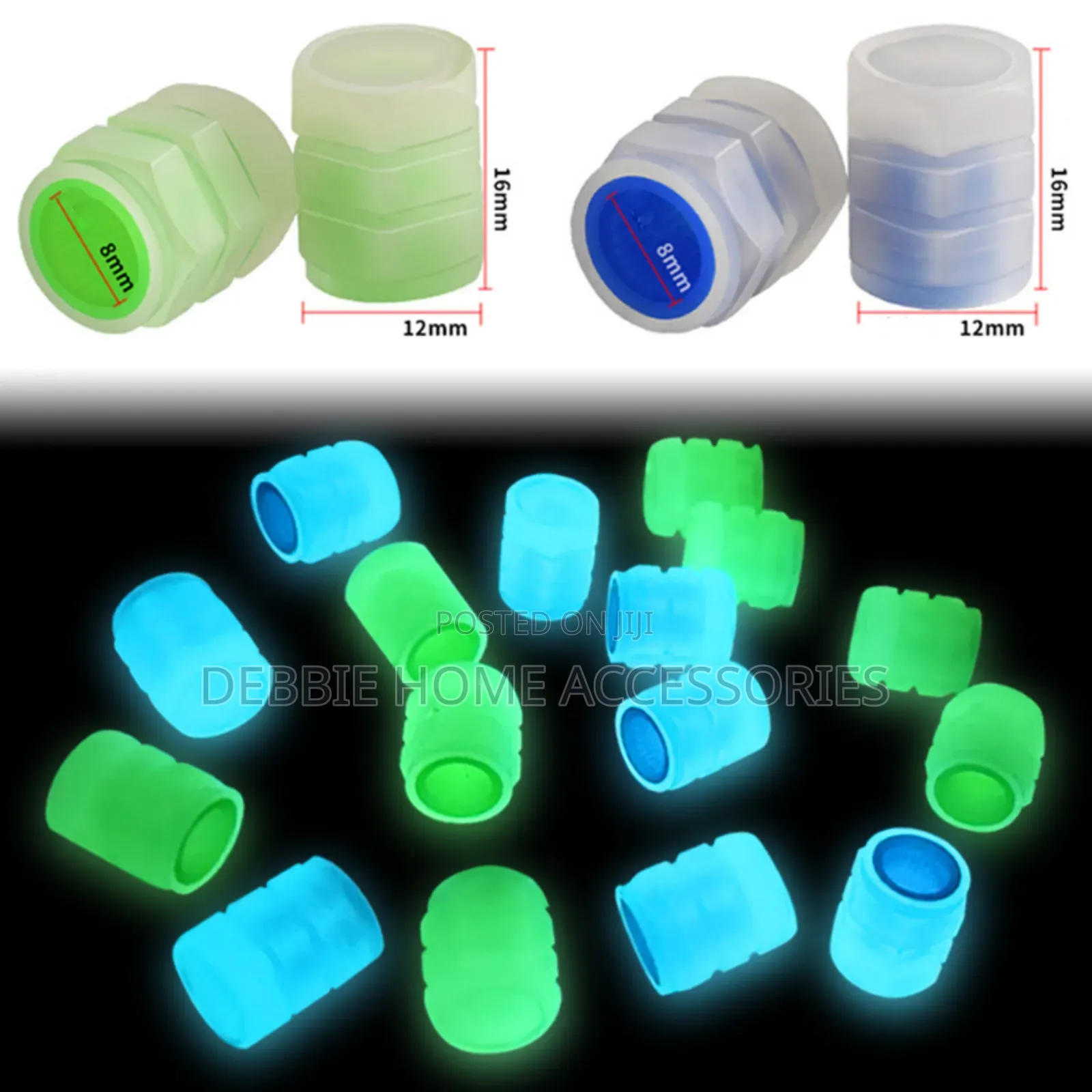 Luminous Car Tire Valve Cap -4pcs