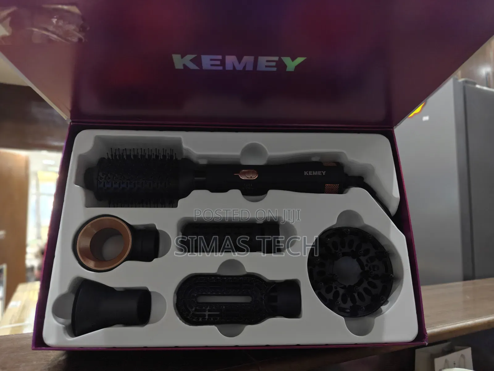 Kemey Km 9205 , 6 In 1 Hair Dryer