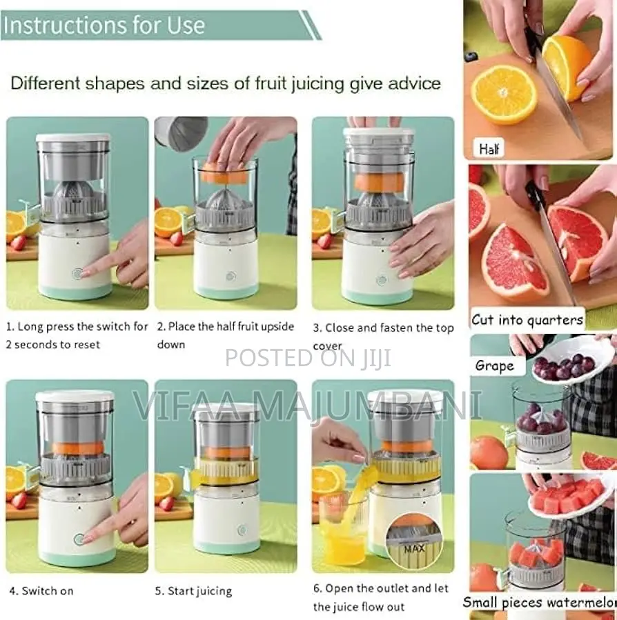 Wireless Electric Citrus Juicer
