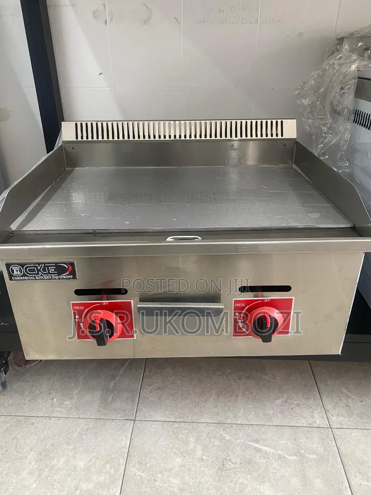 *2 Burners Gas Griddle*
*Jiko La Chapati 4 - Gesi