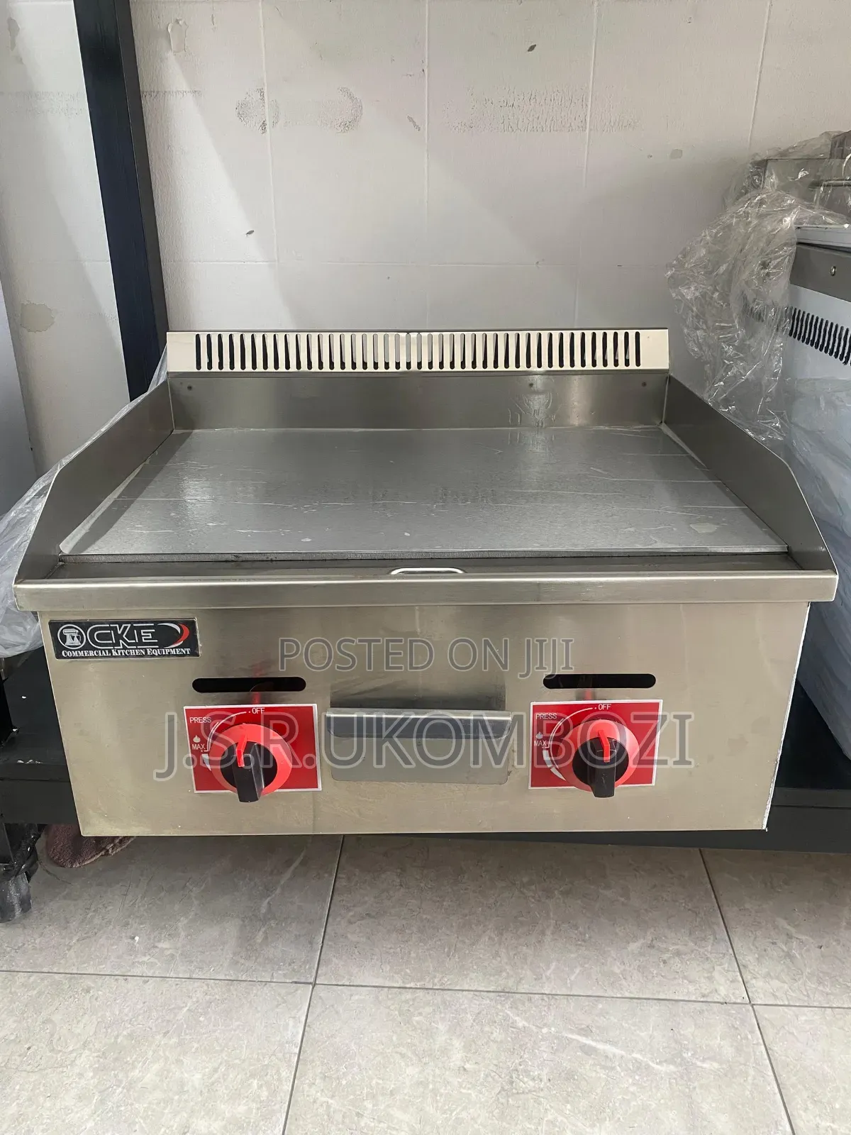 *2 Burners Gas Griddle*
*Jiko La Chapati 4 - Gesi